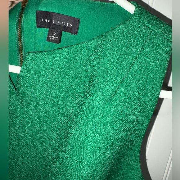 The Limited Elegant Green Sleeveless Dress| Size 2 - Picture 3 of 4
